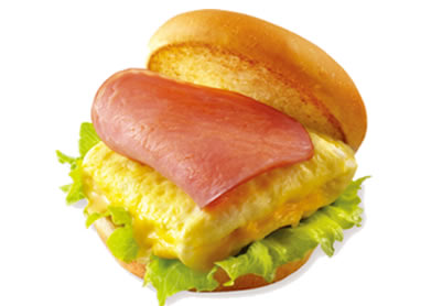 屏東摩斯漢堡-元氣早餐-火腿歐姆蛋堡