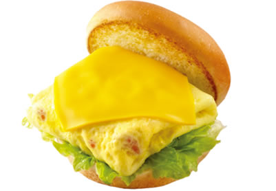 屏東摩斯漢堡-元氣早餐-番茄吉士蛋堡